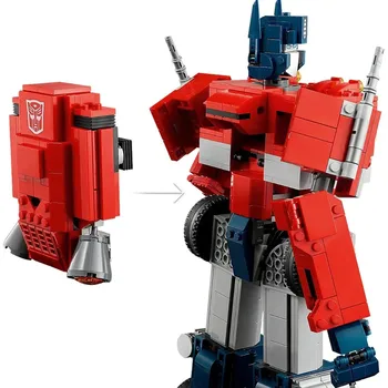 10302 Trans Ustvarjalne Optimus Robot Napolniti Tehnični Strokovnjak Gradnik Opeke Igrače, Fantje, Otroci Darilo Za Rojstni Dan