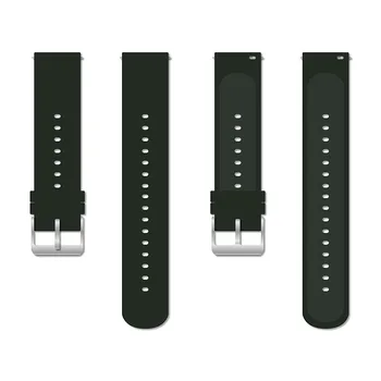 20 mm Silikonski Trak za Samsung Galaxy Watch 4 44 40 mm/Classic 4 46 42mm/Prestavi S2/Watch GT 42mm Watch Band za Huami Amazfit GTS