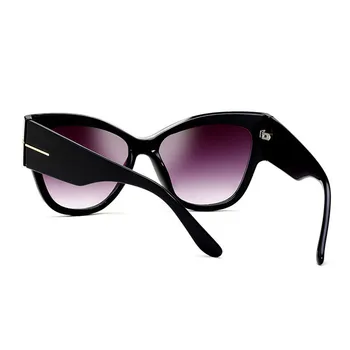 2021 Nove Ženske Mode Velika Mačka Oči, sončna Očala Ženske Luksuzne blagovne Znamke Trending T-oblikovane osebnosti sončna očala UV400