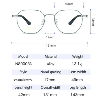 2022 Novih Moških Čistega Titana Očal Okvir za Človeka Optičnih Očal na Recept Očala Poslovni Slog Moški AR Premaz Vroče Prodaja