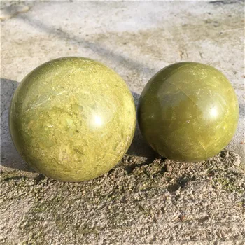 50-80 mm Lepa Quartz žogo jajce Naravnih Zelen opal kristalno kroglo zdravljenje za darilo