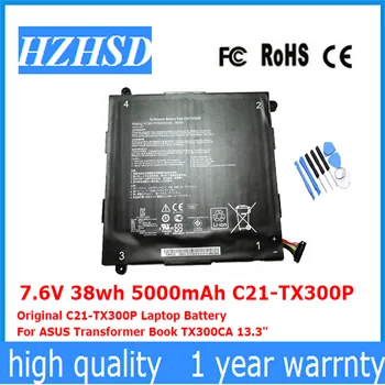 7.6 V 38wh 5000mAh C21-TX300P Original C21-TX300P Laptop Baterija Za ASUS Transformer Book TX300CA 13.3
