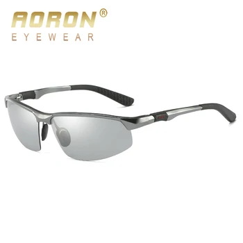 AORON Aluminija Photochromic Polarizirana sončna Očala Ženske, Moške Razbarvanje zaščitna Očala, Moška Očala Proti Bleščanju Očala