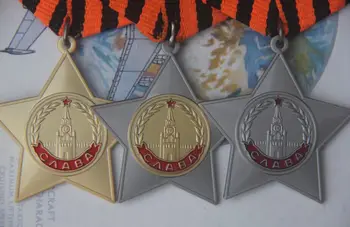 Da bi Slave Razred 1,2,3 sovjetski medaljo putin v rusiji značko emblem amy mornarice ww2 vojaško uniformo rdeča zvezda zmago