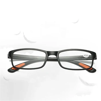 Elbru Dioptrije+1+1.5+2+2.5+3+3.5+4 Kvadratek Obravnavi Očala Ultralahkih Proti Modri Žarki Ženske Moški Presbyopia Očala Goggle