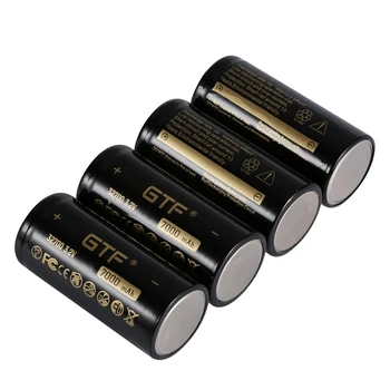 GTF 3.2 V 32700 7000mAh LiFePO4 baterija za polnjenje z Visoko Moč Maksimalno Neprekinjeno Praznjenje Baterije za shranjevanje Energije svetilka