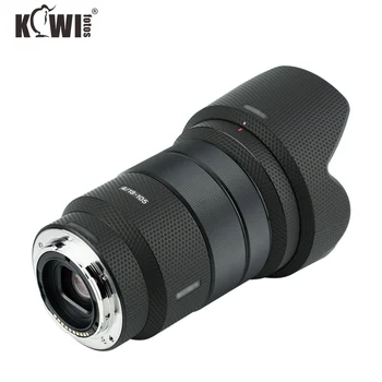 KIWIFOTOS odpornost na Praske Objektiv Kapuco Kože Film Fit Kamere Pokrivajo Primeru Za Sony E PZ 18-105mm f/4 G OSS objektiv 3M Nalepke Matrika Črna