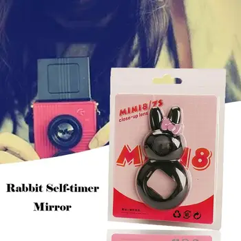 Makro Objektiv Z Selfie Ogledalo Z Zajec Vzoren Načrt za Fujifilm Instax FUJI Instant Mini 9 7s 8 8 plus Foto Kamere