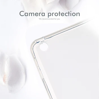 Mehko TPU Ohišje za Samsung Galaxy Tab S 10.5 palčni T800 T805 SM-T800 SM-T805 SM-T805M Tablet Primerih Tansparent Lupini Zadnji Pokrovček