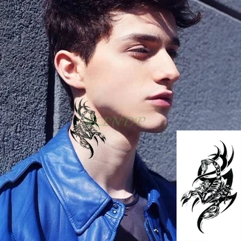 Nepremočljiva Začasni Tattoo Nalepke Kača Scorpion Gecko Živali Design Flash Tattoo Ponaredek Tatto Roko Roko Body Art za Ženske Moški