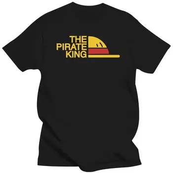 Nove Pirate Kralj Parodija Logotip Unisex Letnik Black T-Shirt Enem Kosu S-6Xl Moških Oblačil Tee Majica
