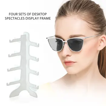 Novo 4 Plasti Očala Očala sončna Očala Kažejo Stojalo Držalo Moda Okvir Zaslona Rack Očala Plastičnih PADEC LADIJSKEGA prometa 2019