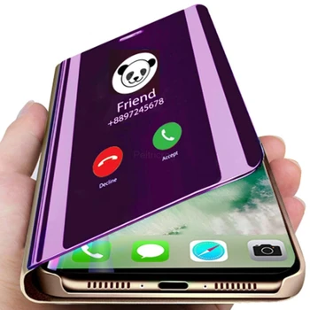 Ogledalo si Ogledate Flip Primeru Telefon Za Huawei Honor 8X 9X P30 Lite P20 Pro Mate 30 20 10 Lite P Smart Z Y6 Y9 Y7 Prime 2019 Pokrov