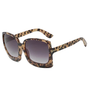 Prevelik Kvadratnih sončna Očala Ženske Modni Trendy Letnik Velik Okvir Black Luksuzne blagovne Znamke Seksi Dame Očala UV400 Gafas