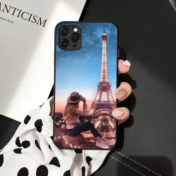 Romantični Pariz, Eifflov Stolp Primeru Telefon za iPhone 11 12 13 mini pro XS MAX 8 7 6 6S Plus X 5S SE 2020 XR primeru