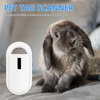 Ročni Digitalni Pet ID Čip Skener za ponovno Polnjenje Živali Microchip RFID Reader Pet ID Bralec Živali Čip Skener