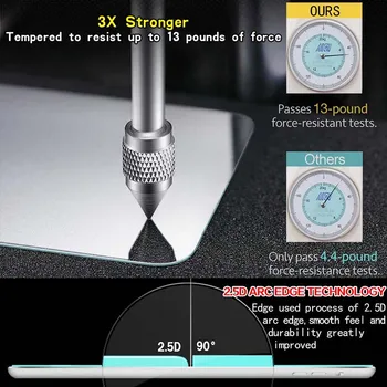 Tablični Kaljeno Steklo Screen Protector Pokrovček za Samsung Galaxy Tab S5e LTE 10.5 palčni T725C T725N Polno Zajetje Anti-Fingerprint