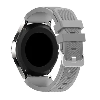 Šport silikonski trak Za Samsung Galaxy Watch 46mm Zapestnica Zapestje traku za Amazfit GTR 47MM band za Huami Amazfit Stratos 2