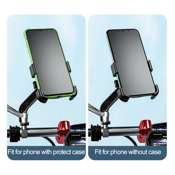 Motorno kolo, Mobilni Telefon, Držalo z USB Polnilec za Navigacijo Kolo Stojalo Krmilo ali Rearview Mirror Bike Mount Posnetek Nosilec